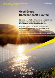 Notas a los estados financieros consolidados - Ernst & Young