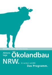 25. Juni 05 - Ã–ko-Landbau in NRW