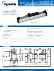 Data Sheet - Transducers Direct