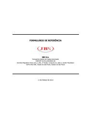 FORMULÃRIO DE REFERÃNCIA - JBS