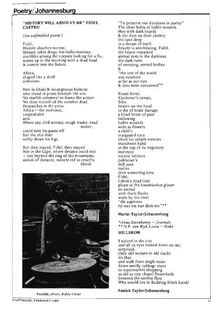 Staffrider Vol.3 No.1 Feb 1980 - DISA