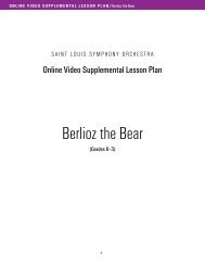 Berlioz the Bear - St. Louis Symphony