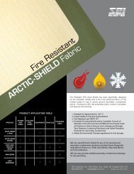 Fire Resistant ARCTIC-SHIELD Fabric - SEI Industries Ltd.