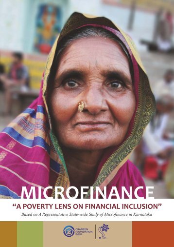 a poverty lens on financial inclusion - Grameen Foundation India