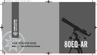 80EQ-AR MEADE INSTRUCTION MANUAL