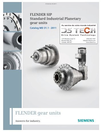 FLENDER gear units - DS TECH