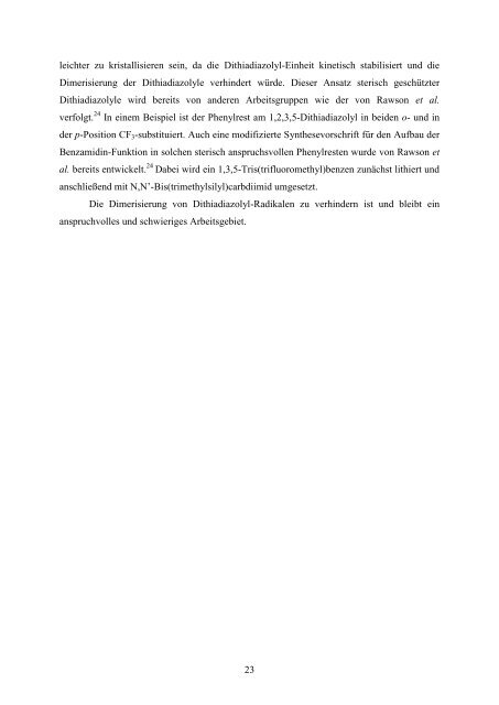 Synthese neuer Cyclodiphosph(V)azene - Anorganische Chemie ...