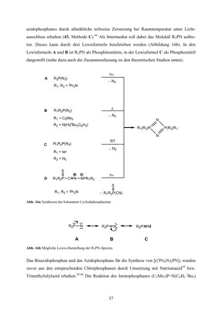 Synthese neuer Cyclodiphosph(V)azene - Anorganische Chemie ...