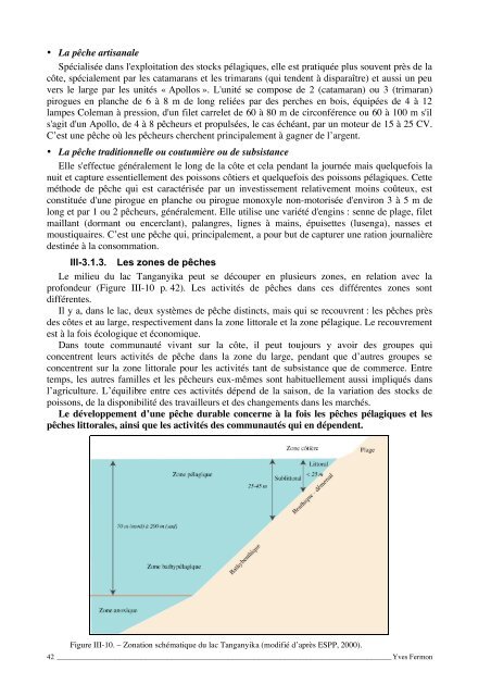 Étude de l'état des lieux de la partie nord du lac Tanganyika dans le ...