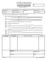 CBP Form 3227 - Forms
