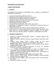 Programa das Disciplinas [PDF] - Vestibular UFSC/2010