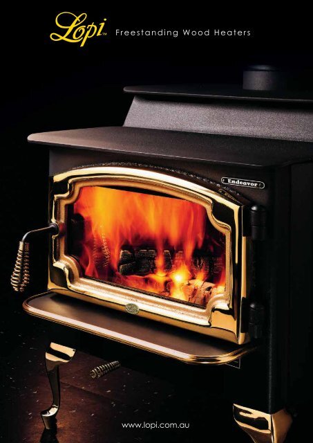 Lopi Freestanding Wood Heater Brochure Pivot Stove Heating