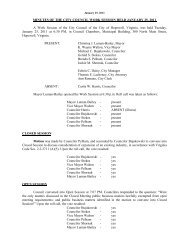 01-25-11 City Council Meeting Minutes Work ... - City of Hopewell