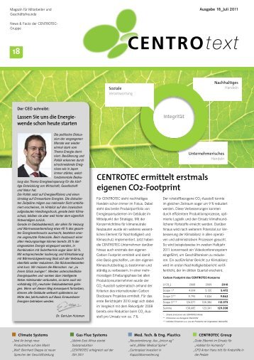 CENTROtext 18 - CENTROTEC Sustainable AG