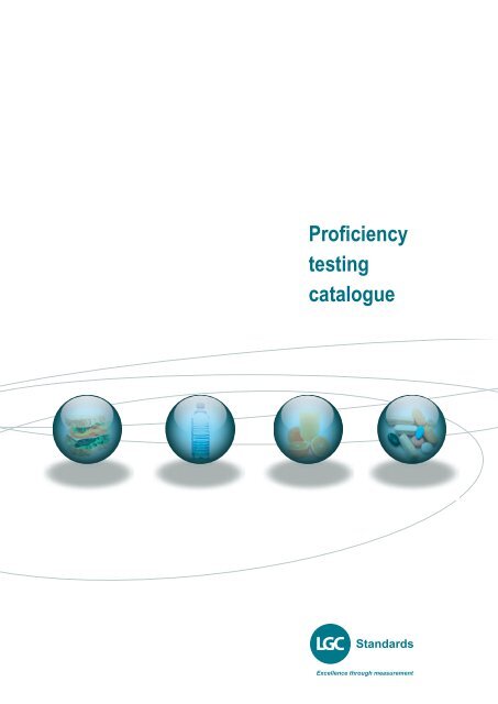 Proficiency testing catalogue - LGC Standards