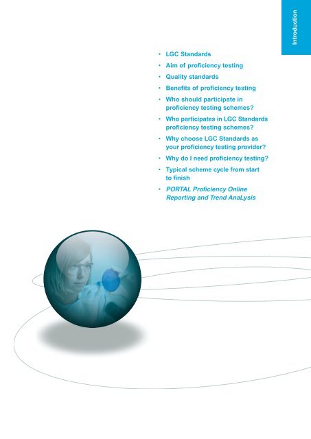 Proficiency testing catalogue - LGC Standards