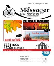 Le Messager des riviÃ¨res - Sainte-Clotilde-de-Horton