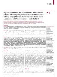 Articles Adjuvant vinorelbine plus cisplatin versus observation in ...