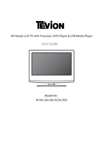 User Guide -Tevion - W185-28J-GB-HCDU-ROI.indd