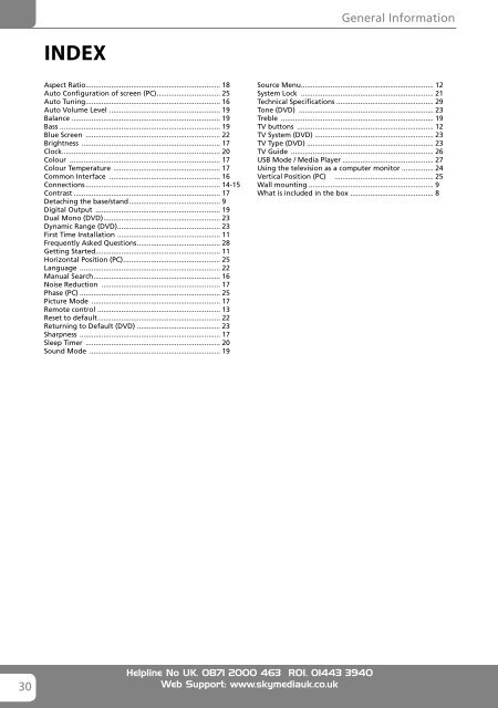 User Guide -Tevion - W185-28J-GB-HCDU-ROI.indd