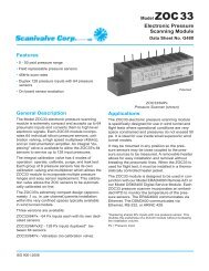 Electronic Pressure Scanning Module Features General Description ...