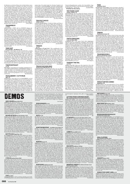 Die Ox-CD 69 Ã‚Â¡ ReReleas - Webseite von Thomas Neumann