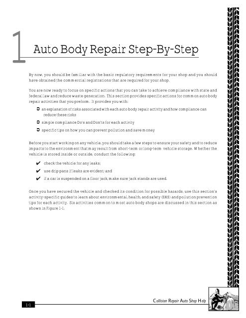 Auto Body Repair Step-By-Step - Mass.Gov