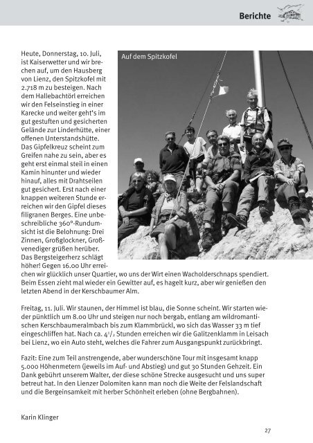 Mitglieder-Journal - Deutscher Alpenverein Sektion Greiz Sitz ...