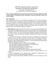 CSE 434 Computer Networks, Spring 2013 Homework 2 ... - IMPACT