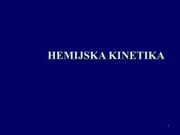 konstanta brzine hemijske reakcije