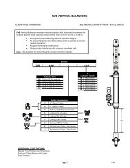 SVB VERTICAL BALANCERS