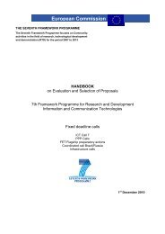 Handbook on the evaluation and selection of proposals