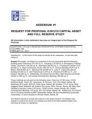 ADDENDUM #1 REQUEST FOR PROPOSAL # 001219 CAPITAL ...