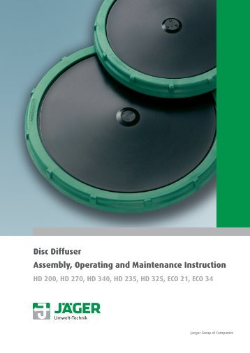 Disc Diffuser Assembly, Operating and ... - Atac Solutions ltd