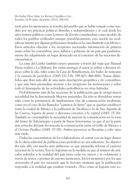 La Revista cientÃ­fica y literaria - Estudios â Revista de ...