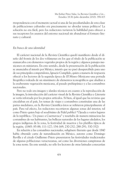 La Revista cientÃ­fica y literaria - Estudios â Revista de ...