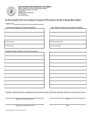 safe deposit box inventory form locationsocial magazines safe deposit box inventory form locationsocial magazines