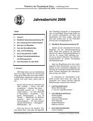 Jahresbericht 2009 - bei der Freiwilligen Feuerwehr Verl