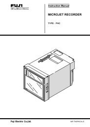 Instruction Manual MICROJET RECORDER - Fagerberg