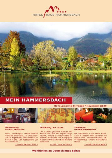 MEIN HAMMERSBACH - Hotel Haus Hammersbach