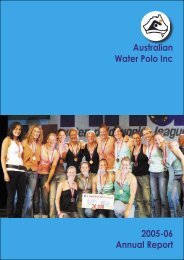 Annual Report Master.indd - Australian Water Polo Inc