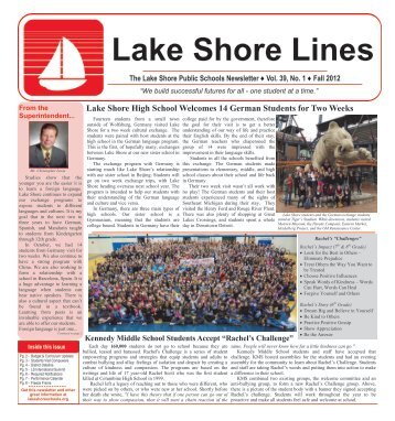 Lake Shore Lines - Lake Shore Public Schools