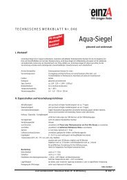 Aqua-Siegel - einzA