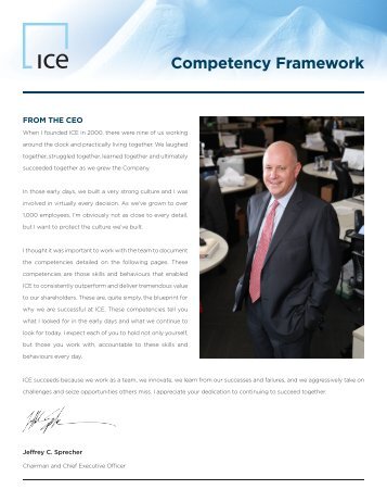 Our Core Competencies - ICE