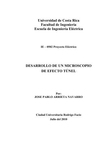 Jose Pablo Arri ... scopio de Efecto Tunel.pdf - Universidad de Costa ...