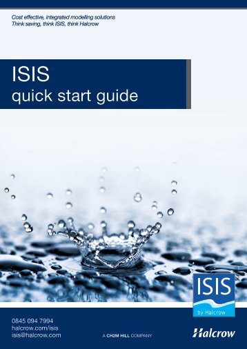 ISIS Quick Start Guide - Halcrow