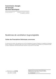 SystÃ¨mes de ventilation hygrorÃ©glable - Annuaire