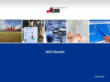 2012 Results - Cir