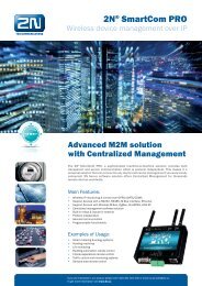 M2M Solution 2NÂ® SmartCom PRO - Product Leaflet