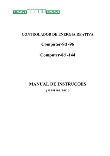 Computer-8d -96 Computer-8d -144 MANUAL DE ... - Industry